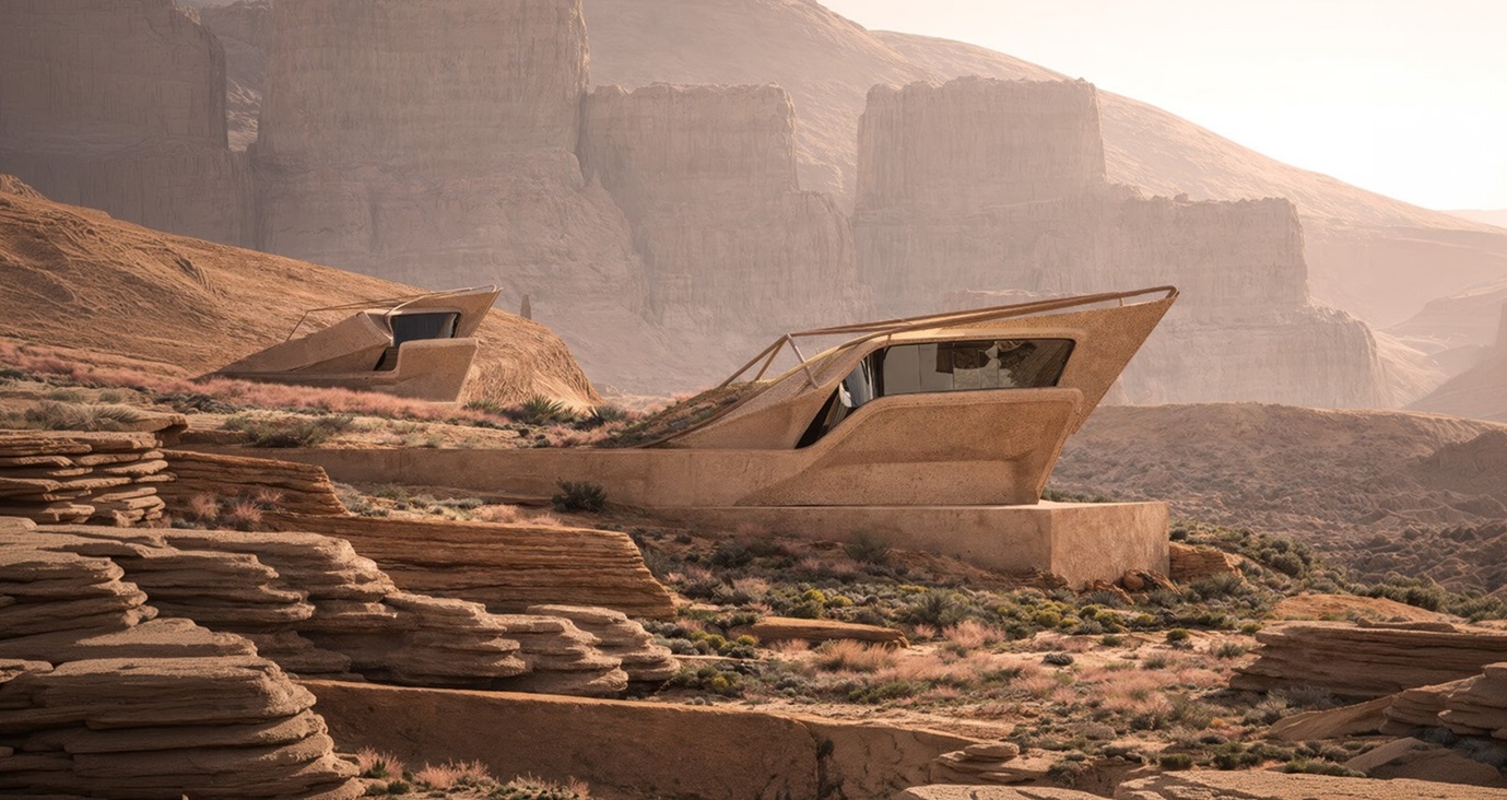Rumah Observatorium Ala Film Sci-Fi di Gurun Terpencil Utah
