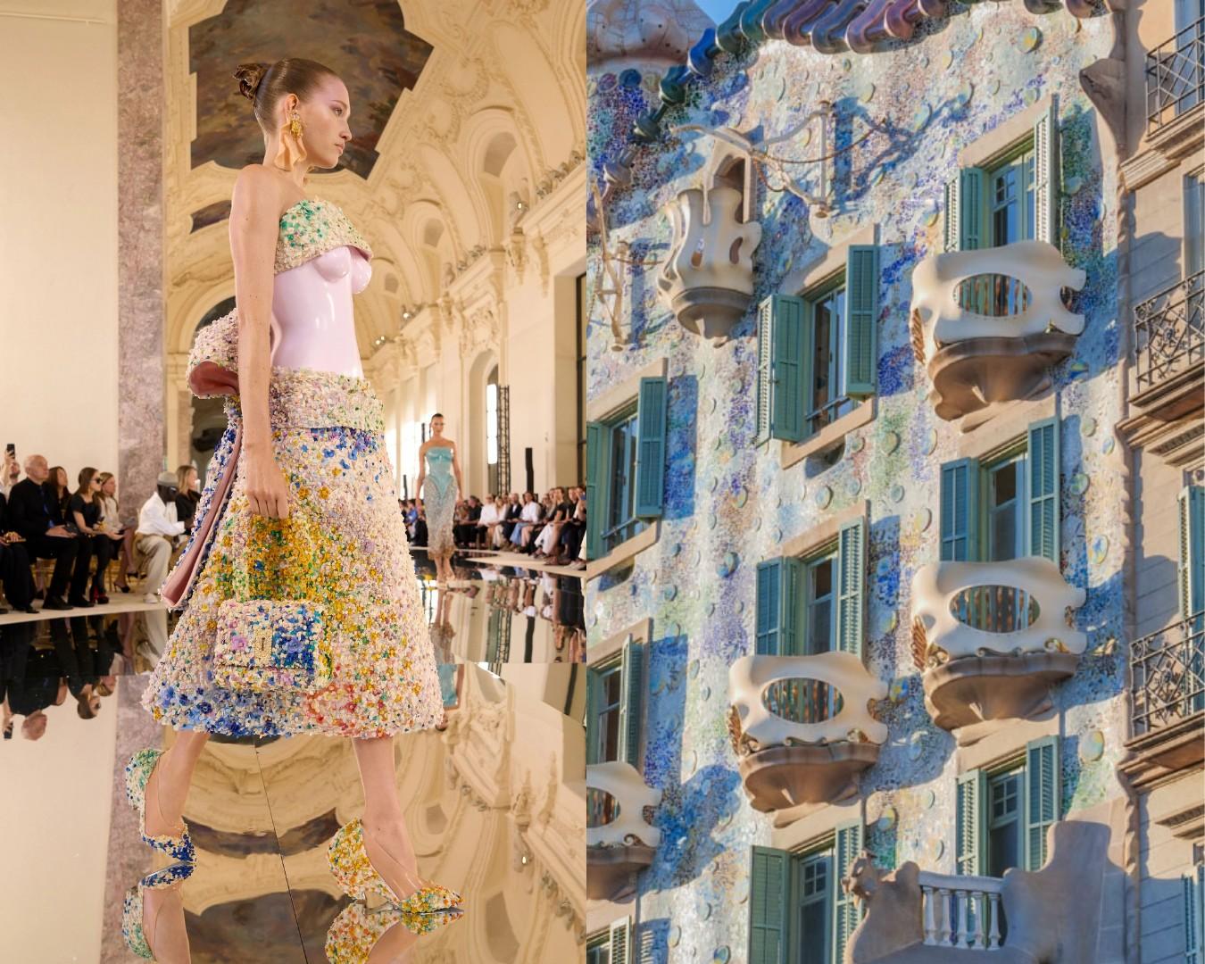 Jejak Arsitektur Gaudí di Koleksi Terbaru Schiaparelli