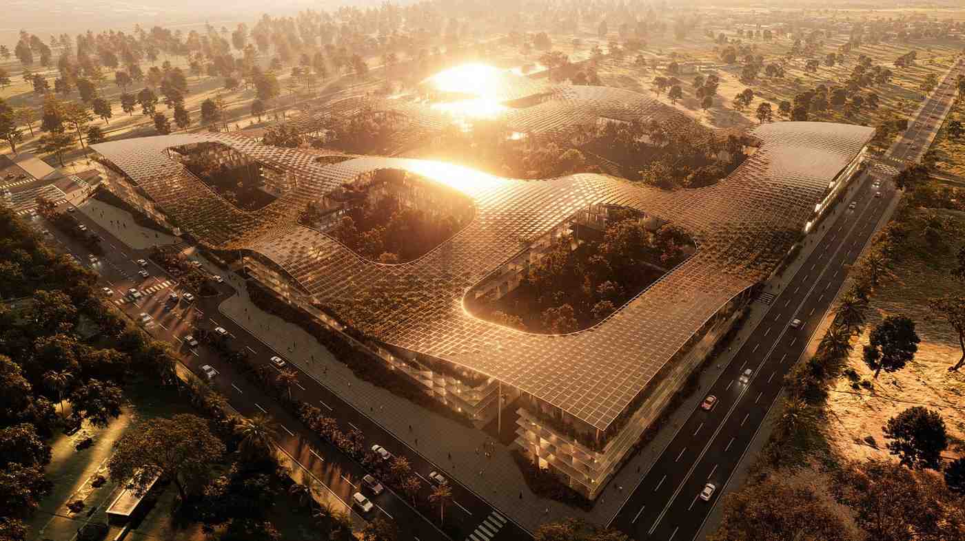 Kanopi Surya Raksasa Selimuti WTC Biotic Brasilia